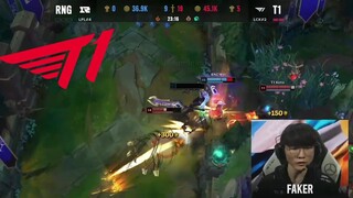 Faker cầm Akali xử lý như một vị thần hủy diệt RNG | T1 vs RNG