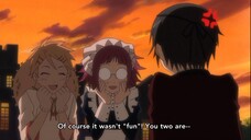 Ciel gets embarrassed of being carried like a baby lol