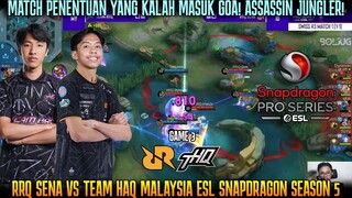 MATCH PENENTUAN YANG KALAH MASUK GOA! GAME 3 RRQ SENA VS TEAM HAQ | ESL SNAPDRAGON