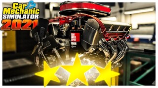 Building a 3 STAR Engine Almost Broke Me // Car Mechanic Simulator 2021 Gameplay
