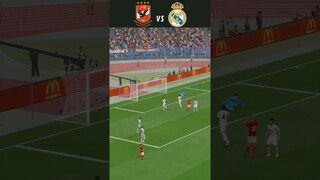 Al Ahly SC vs Real Madrid #shorts #alahly #realmadrid #futbol #football