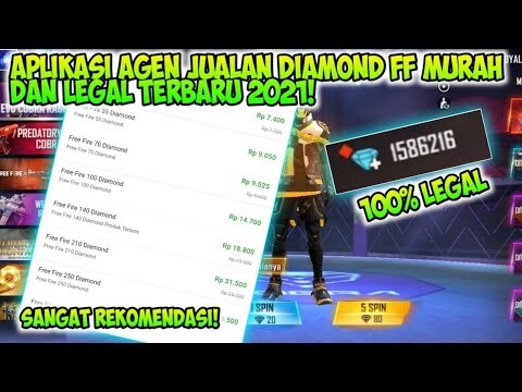 APLIKASI AGEN JUALAN DIAMOND FREE FIRE MURAH DAN LEGAL TERBARU 2021!