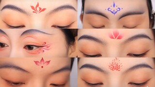 Trang điểm mắt, vẽ chu sa cổ trang Trung| Chinese ancient eyes makeup- Nhã Di Các.