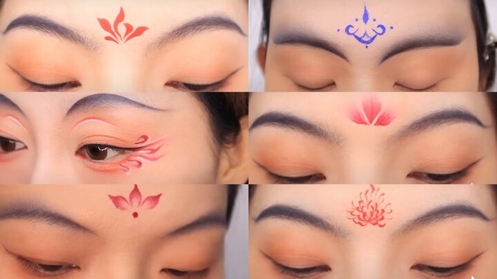 Trang điểm mắt, vẽ chu sa cổ trang Trung| Chinese ancient eyes makeup- Nhã Di Các.