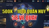 NẠP 500K QUAY KHO BÁU VÀ CÁI KẾT ? LIÊN QUÂN KHUYẾN MÃI 30% KHI NẠP QUÂN HUY !