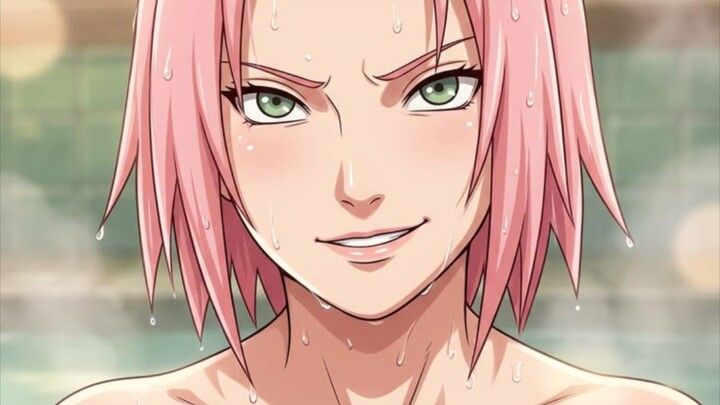 Scene Sakura Meroasting Gunung Shizune