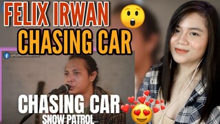 FELIX IRWAN - CHASING CAR (COVER) I REACTION VIDEO I AMAZING