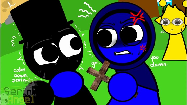杰文想杀死布莱克？！ - Incredibox Sprunki (AU)