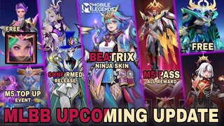 BEATRIX NINJA SKIN? FREE LIMITED SKIN | M5 PASS ALL REWARD - Mobile Legends #whatsnext