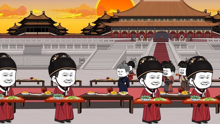 Shrimp was crowned after Zhu Yuanzhang abdicated in the Ming Dynasty