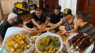 Đậu Chiên Trứng Muối- Tim Mề Nướng Xiên Que