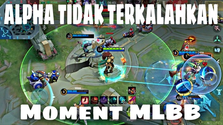Moment Alpha tidak terkalahkan 🤪