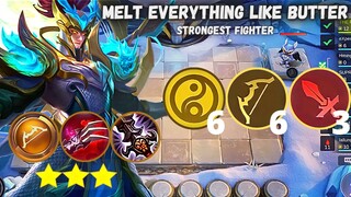 FREYA AND HER FULL ARMY CAN'T STOP HIM | ARCHER ZILONG STRONGEST HERO MLBB MAGIC CHESS BEST SYNERGY