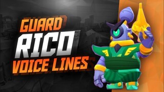 GUARD RICO Voice Lines | Brawl Stars