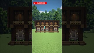 Minecraft Medieval House with Build Rhythm #shorts