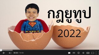 กฎยูทูป 2022 ยูทูปเบอร์เตรียมตัวอย่างไร