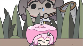 Little Gray Fur, what do you want to do?! A major crisis for Xilian the kitty cake!