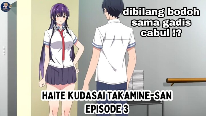 Haite Kudasai Takamine-san Episode 3: Dikatain Bodoh Sama Gadis C*bul !?