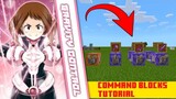How to get Uraraka's Gravity Control Quirk in Minecraft Bedrock using Command Blocks only