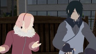 Sasuke and Sakura go on a date