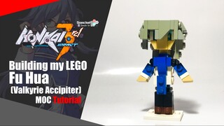 LEGO Honkai Impact 3rd Fu Hua (Valkyrie Accipiter) Chibi MOC Tutorial | Somchai Ud