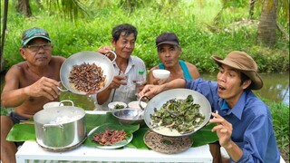 PHÈO NON CHIÊN GIÒN CÁ BẢY TRẦU KHO TIÊU LƯƠN RẮN XÀO DỪA ĐẶC SẢN NÔNG THÔN MIỀN TÂY
