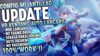 Neww!! Config Ml Anti Lag 40-60Fps Super Smooth No Password | Cara Mengatasi Lag Di Mobile Legends