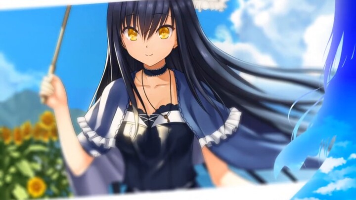 "No matter when, I always remember the blue of summer."