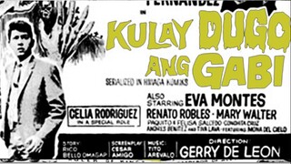 Kulay Dugo ang Gabi 1964 (International Released) Horror Film Philippines