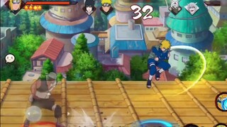 Pertarungan ini cukup eksplosif di seluruh game mobile Naruto...