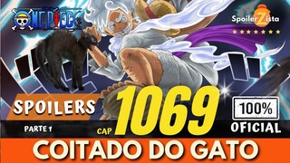 ONE PIECE 1069 SPOILERS INICIAIS OFICIAIS - GATO NO VASCO....