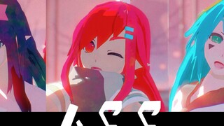 [Bump World MMD] Kai Ai Ning + แขกชายไม่ทราบชื่อสามคน -GEE-