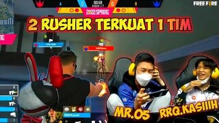 KETIKA 2 RUSHER TERKUAT MR.05 & FRONTAL GAMING SATU TIM DI PANGGUNG FFML 2022‼️