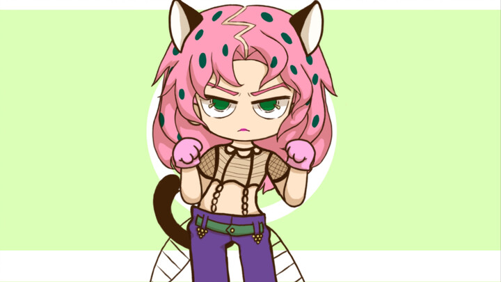 【JOJO】sad cat dance, but the boss