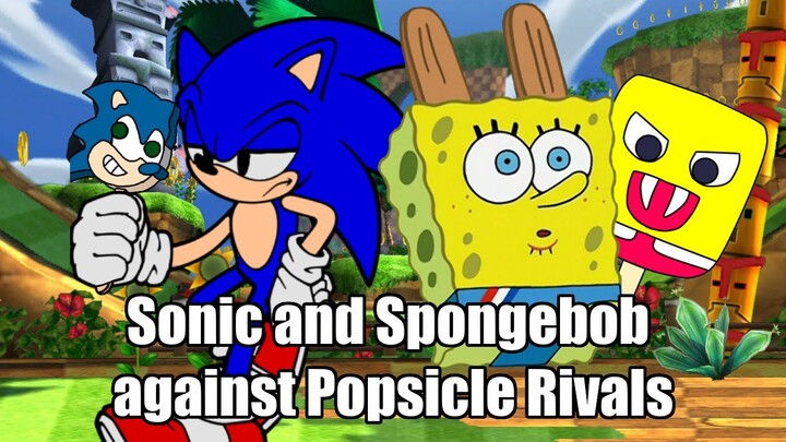 M.U.G.E.N Battle: Spongebob and Sonic Against Popsicle Rivals
