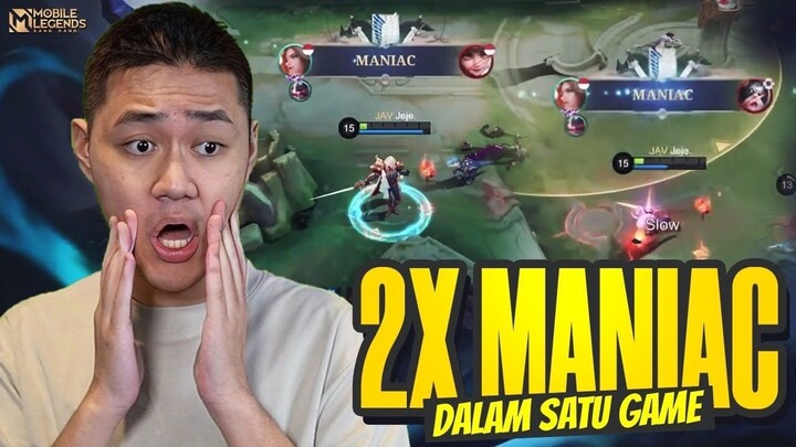 LANCELOT JEJE 2X MANIAC KEREN DAN OUTPLAY BANYAK - Mobile Legends