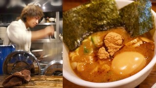 هذا هو أثقل رامين تناولته على الإطلاق، وهو أجمل رئيس قابلته على الإطلاق | Tokyo Food VLOG