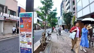 Iidabashi in Tokyo 🐶 A city with many hills 💖 4K ASMR non-stop 1 hour