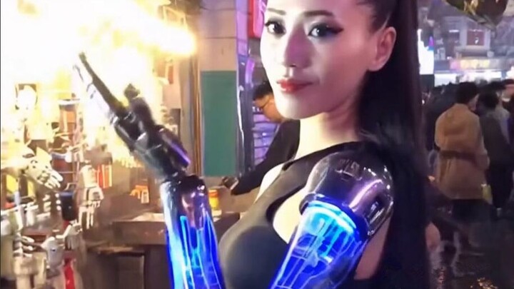 Chợ Cyborg Yiwu Cyberpunk