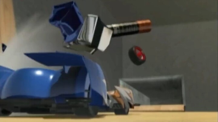 The Golden Armored Dragon was destroyed by A Hai, and A Long can get a new car again