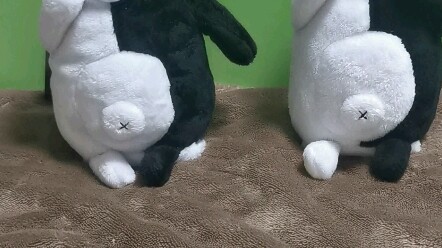 Gấu đen trắng điện Danganronpa chính hãng Nhật Bản, đã hết hàng, siêu hiếm, siêu dễ thương, mới toan