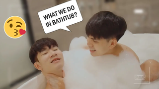 BL จับงูน้อยแฟนในอ่างอาบน้ำ!! Leading My BOYFRIEND On (BATHTUB) Pondday and Nonny