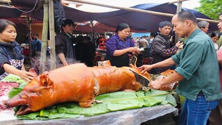 ẨM THỰC CHỢ PHIÊN LỢN QUAY LẠNG SƠN NGON KHÔNG CƯỠNG NỔI