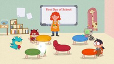 1. Babo the Dragon. FIRST DAY OF SCHOOL /PRIMER DÍA DE COLEGIO ( English / Inglés)