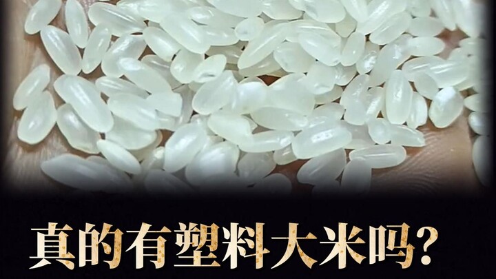 真的有塑料大米吗