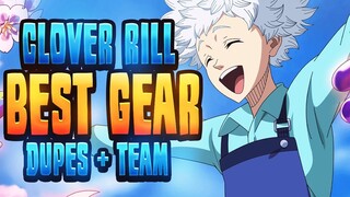 INSANE Clover Academy Rill Build & Guide (Gear Sets, Teams, Skill Pages & More!) Black Clover M