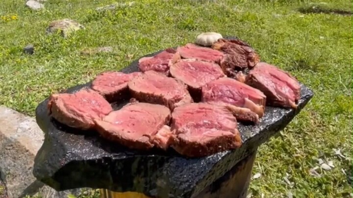 Bring your kitchen utensils to cook a big meal outdoors and enjoy the scenery while enjoying the foo
