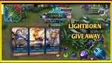 Light born giveaway watch the whole video.