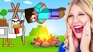 World's FUNNIEST Animated Minecraft Movie Part 2!