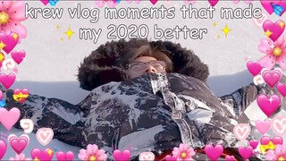 krew vlog moments that made 2020 better